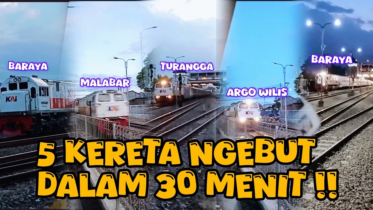 BANYAK KERETA LUAR KOTA SORE HARI DI GEDEBAGE.. 🤩🤩