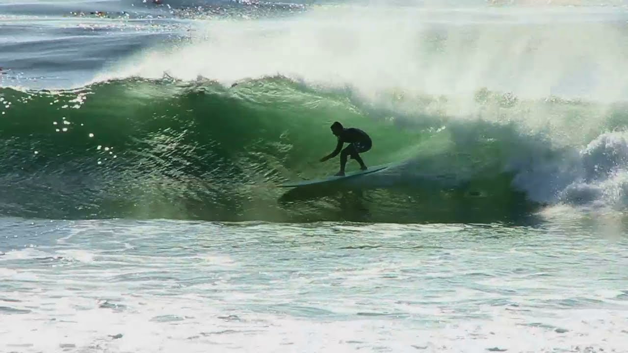 Santa Cruz Waves:  Pleasure Point Longboard Session with CJ Nelson