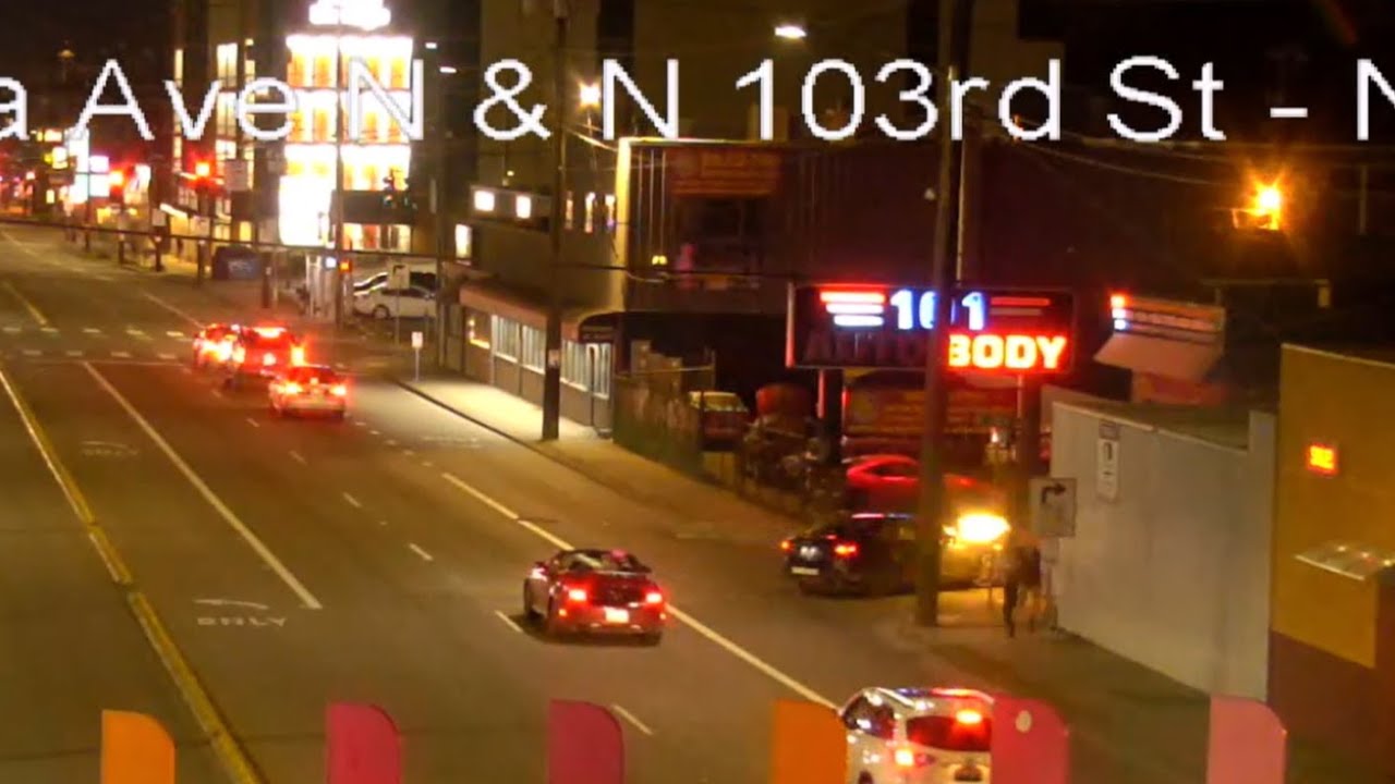 2 shootings caught on Aurora Avenue traffic camera