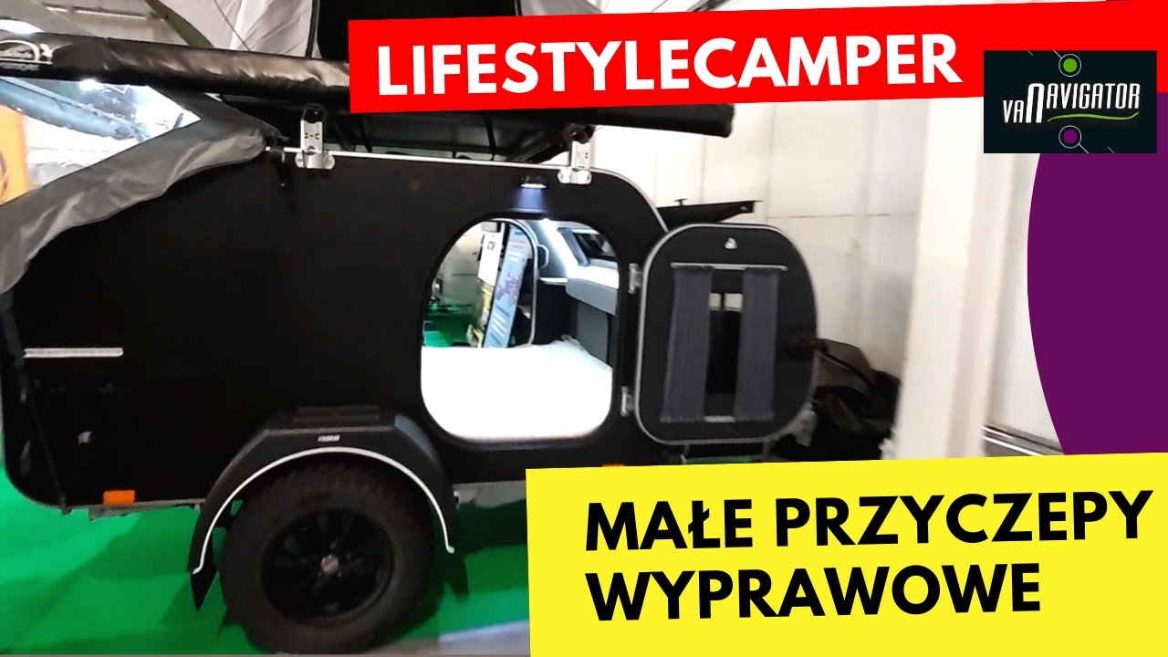 ACW Adventure i LifeStyleCamper  Małe przyczepy wyprawowe dla dwojga.