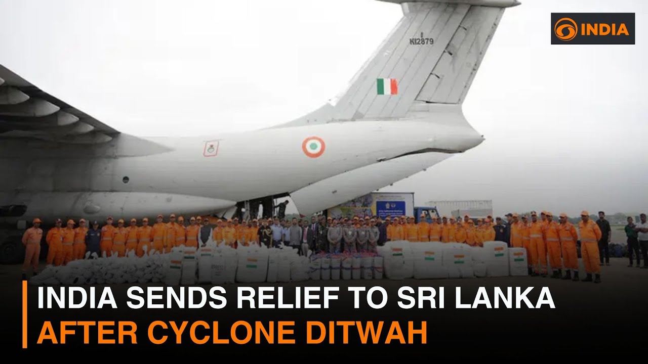 India sends relief to Sri Lanka after Cyclone Ditwah