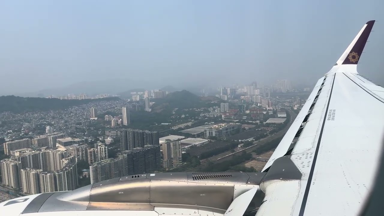 [4K] Air India Airbus A320neo: Landing in Mumbai