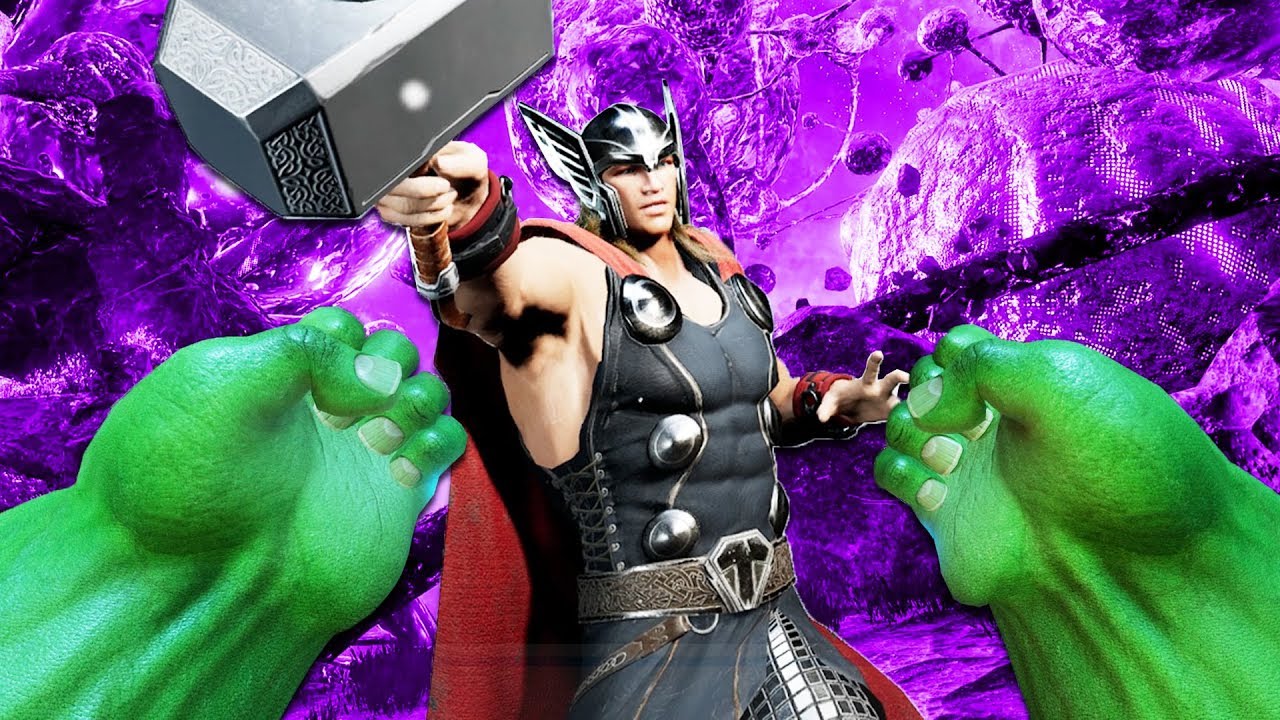 HULK and THOR in Virtual Reality! - MARVEL Powers United VR Gameplay - VR Oculus Rift