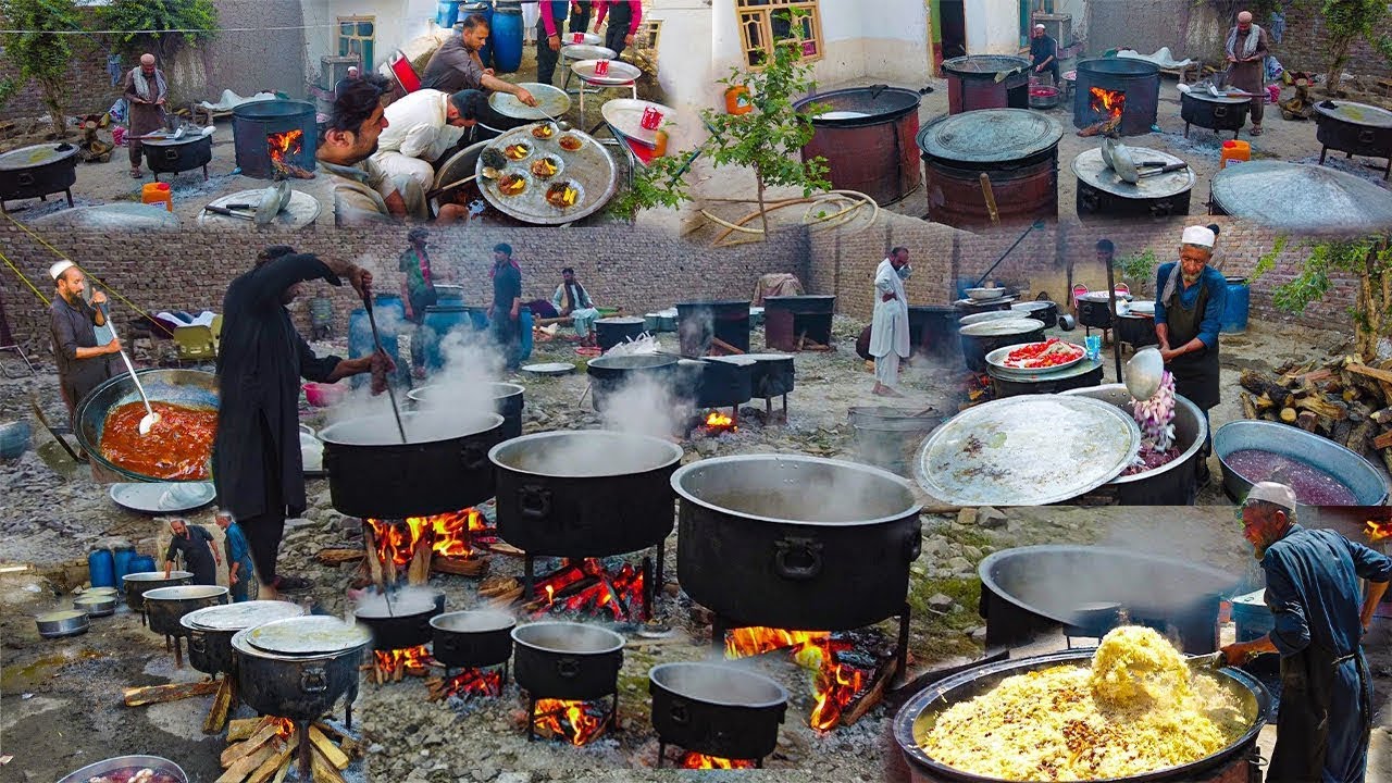 10000+ Guests Attended 😨 Amazing Afghanistan Marriage Ceremony In Village | | Kabuli Pulao