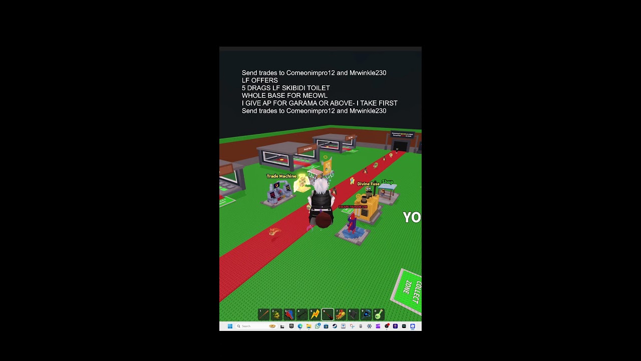 Steal a brainrot trading and pvp
