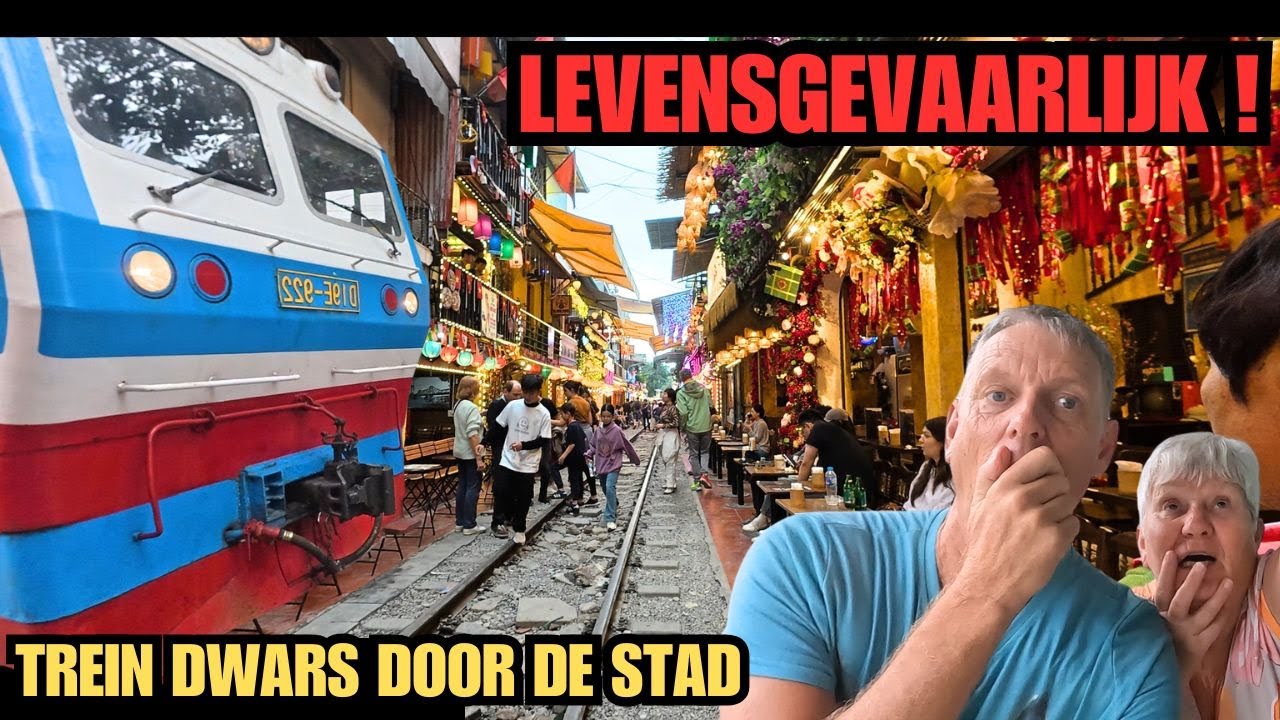 DIT IS LEVENSGEVAARLIJK ! 🚂 Hoe kan dit midden in de stad?!