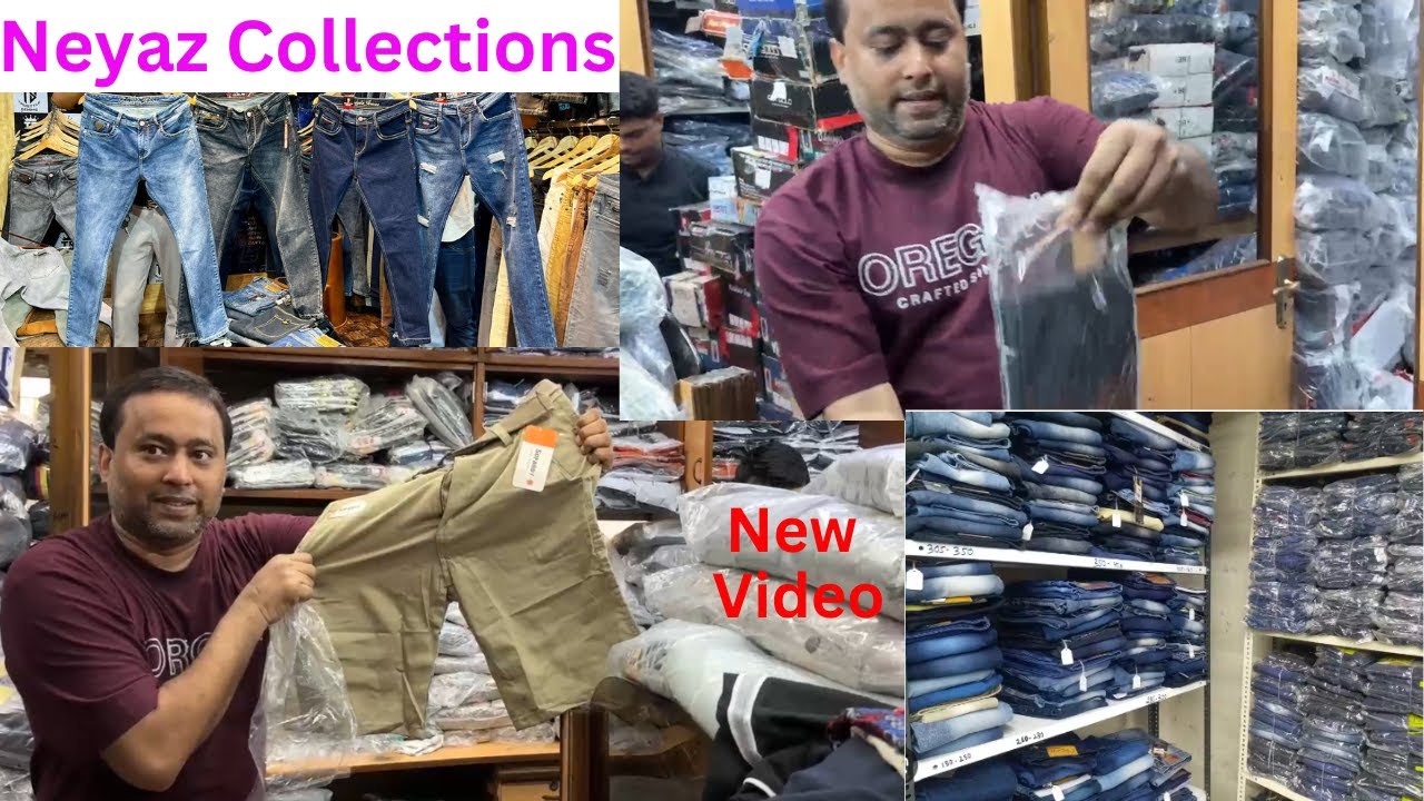 Neyaz Collections New Video Wholesale Mens Wear Dress Jeans Half Pants Lower Joggers 2024