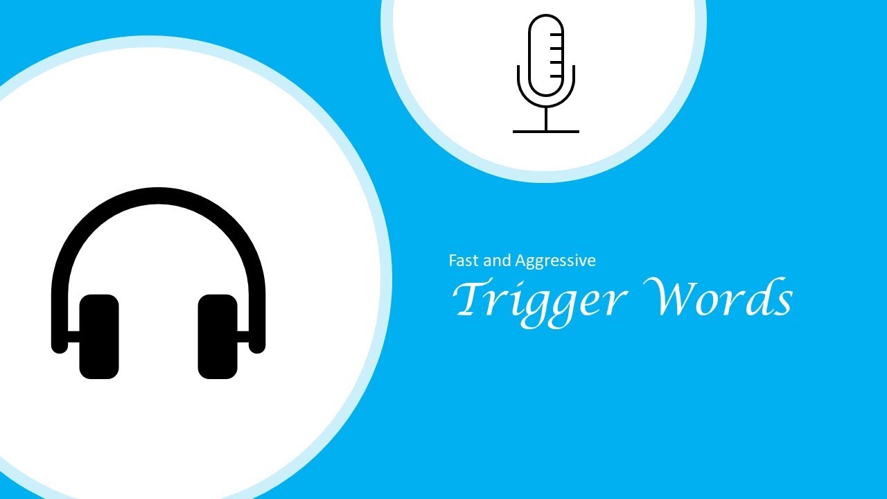 Fast and Aggressive ASMR Trigger Words (with mic sounds)