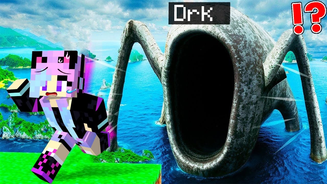 Playing As REALISTIC SEA EATER To Troll My Sister in Minecraft!