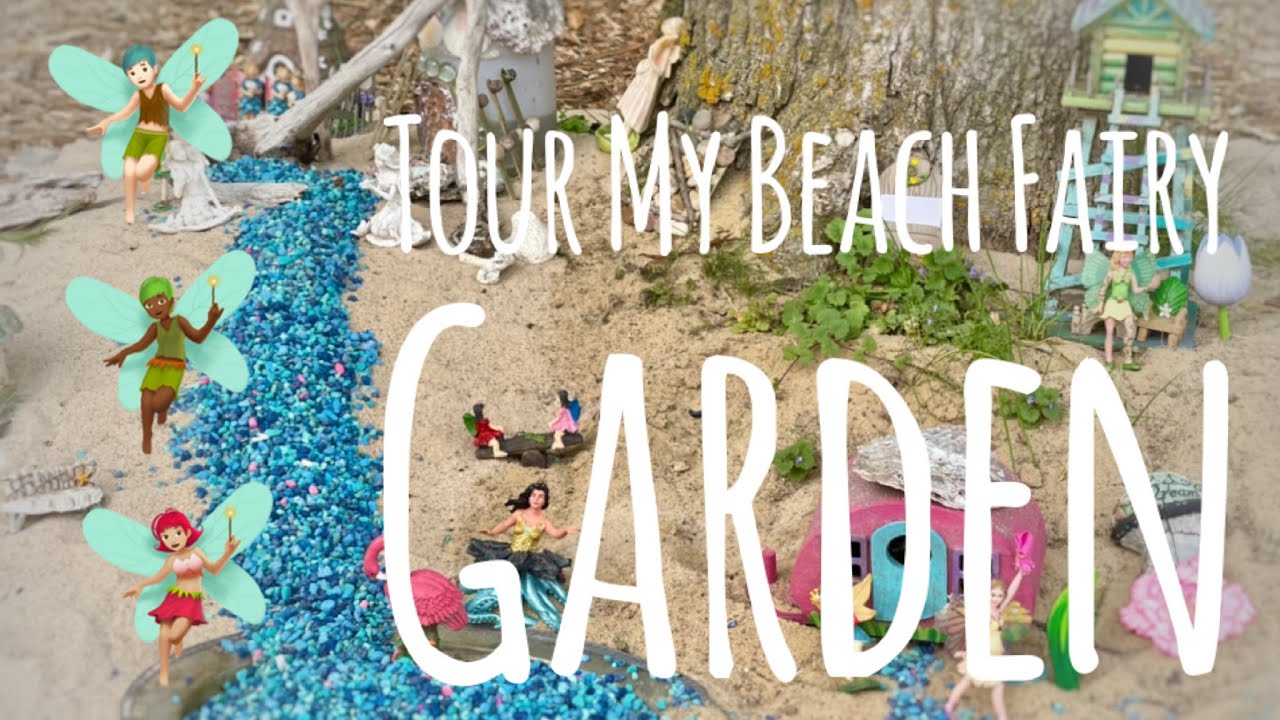 🧚🏼‍♂️🐚🧚🏼‍♂️Tour My Beach Fairy Garden🧚🏼‍♂️🐚🧚🏼‍♂️ & see how it grows 5 TIMES THE SIZE!!!!!🧚🏼‍♂️🐚🧚🏼‍♂️