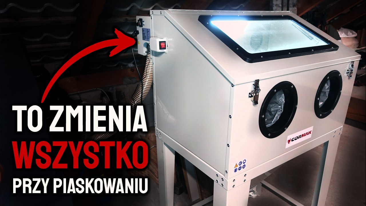 ⏳ TEST PIASKARKI KABINOWEJ CORMAK 220L + ODCIĄG 💨