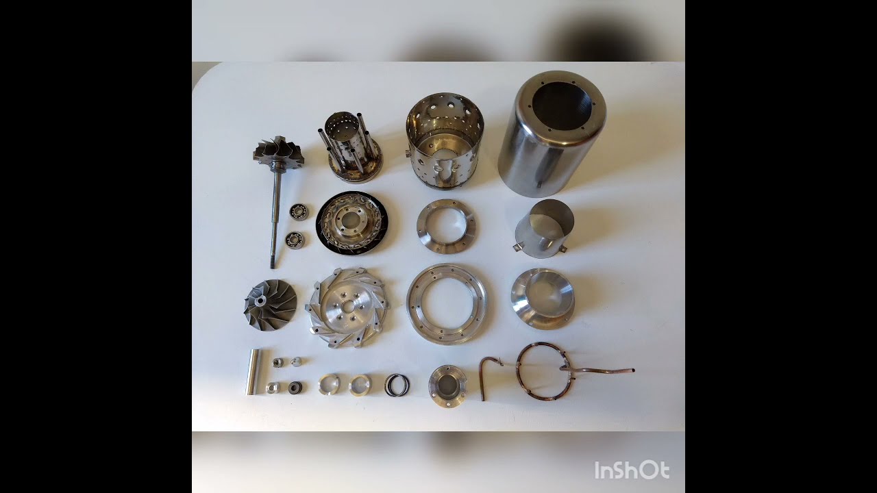 Fabricando um motor turbojato caseiro. (Building a homemade turbojet engine)
