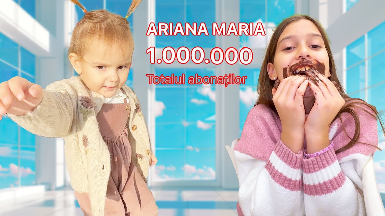 🚨 ARIANA are peste 1 MILION de ABONAȚI pe YOUTUBE 😍 Ciocolata DUBAI în CASĂ 🏡