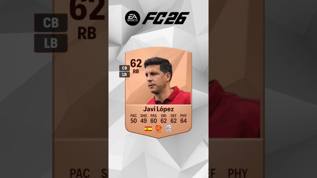 Javi Lopez FC26 Update Card Prediction #javi #lopez #fifa #fc26 #spain #efootball #footballshorts