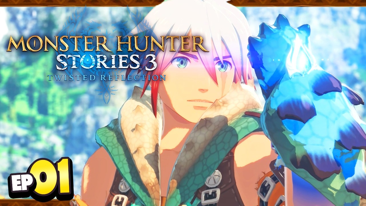 Monster Hunter Stories 3 Twisted Reflection Part 1 Twin Skyscale Rathalos Gameplay Walkthrough