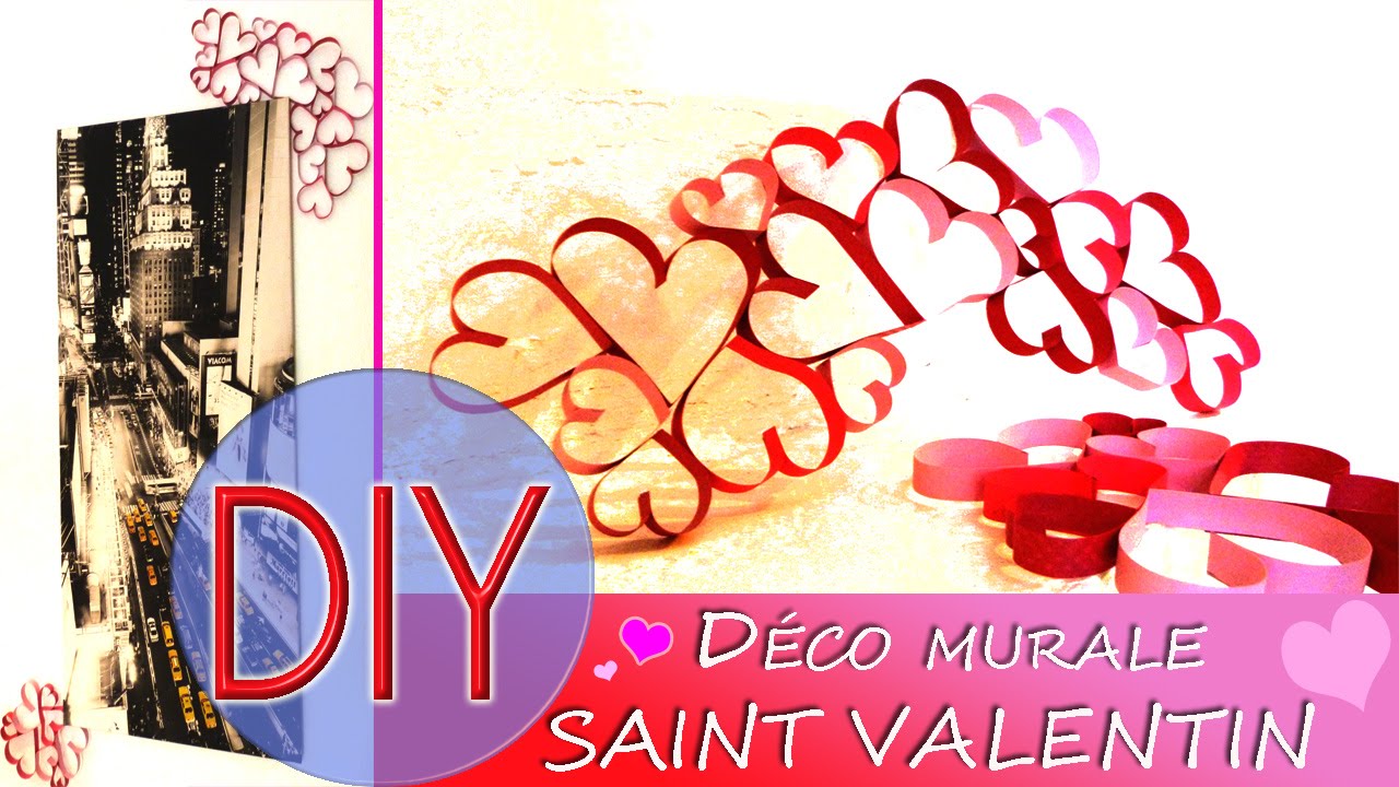 DIY Déco  COEUR - Saint Valentin, hyper simple à réaliser !