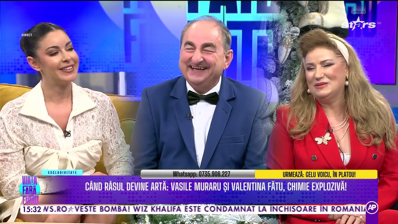 VASILE MURARU ȘI VALENTINA FĂTU, SECRETUL CUPLETULUI TEATRULUI DE COMEDIE!