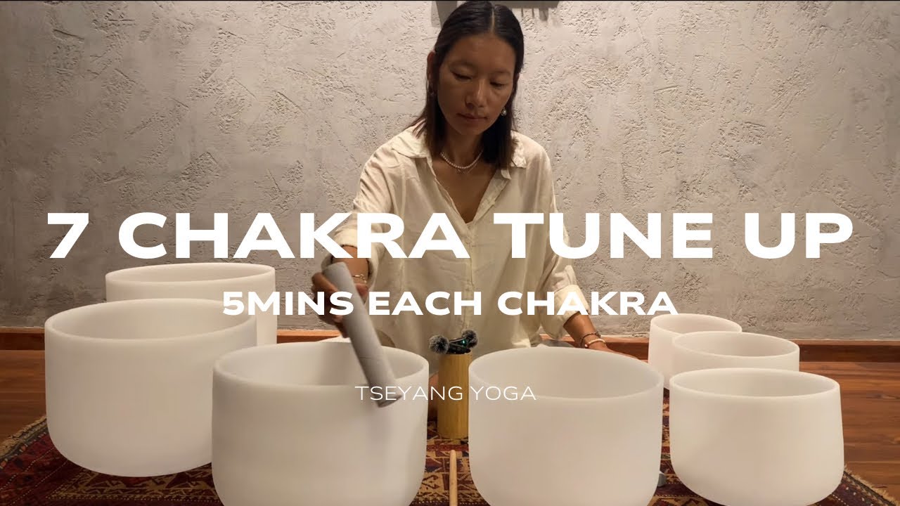 7 CHAKRA TUNE UP | 5 MIN EACH CHAKRA FOR ENERGY BALANCE, STRESS REDUCTION AND EMOTIONAL HEALING.