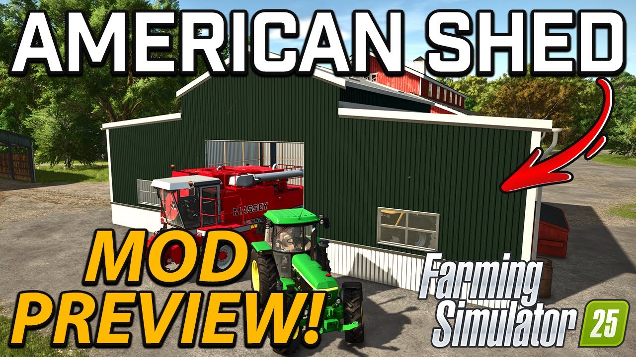 FIRST LOOK! - AMERICAN PRYKE SHED FROM MSMODDING | GRAINMAN MOD PREVIEW 🛠️