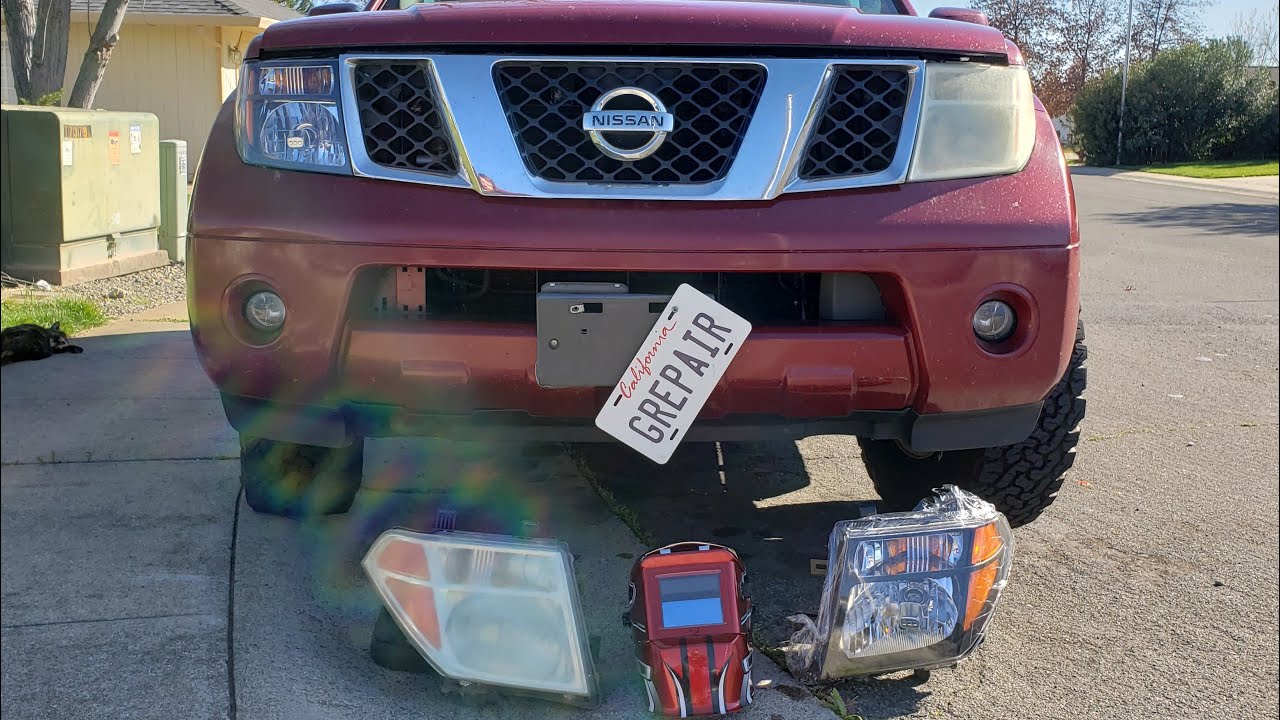 Замена корпуса фары Nissan Pathfinder 2005 - 2012 / Frontier 2005 - 2021