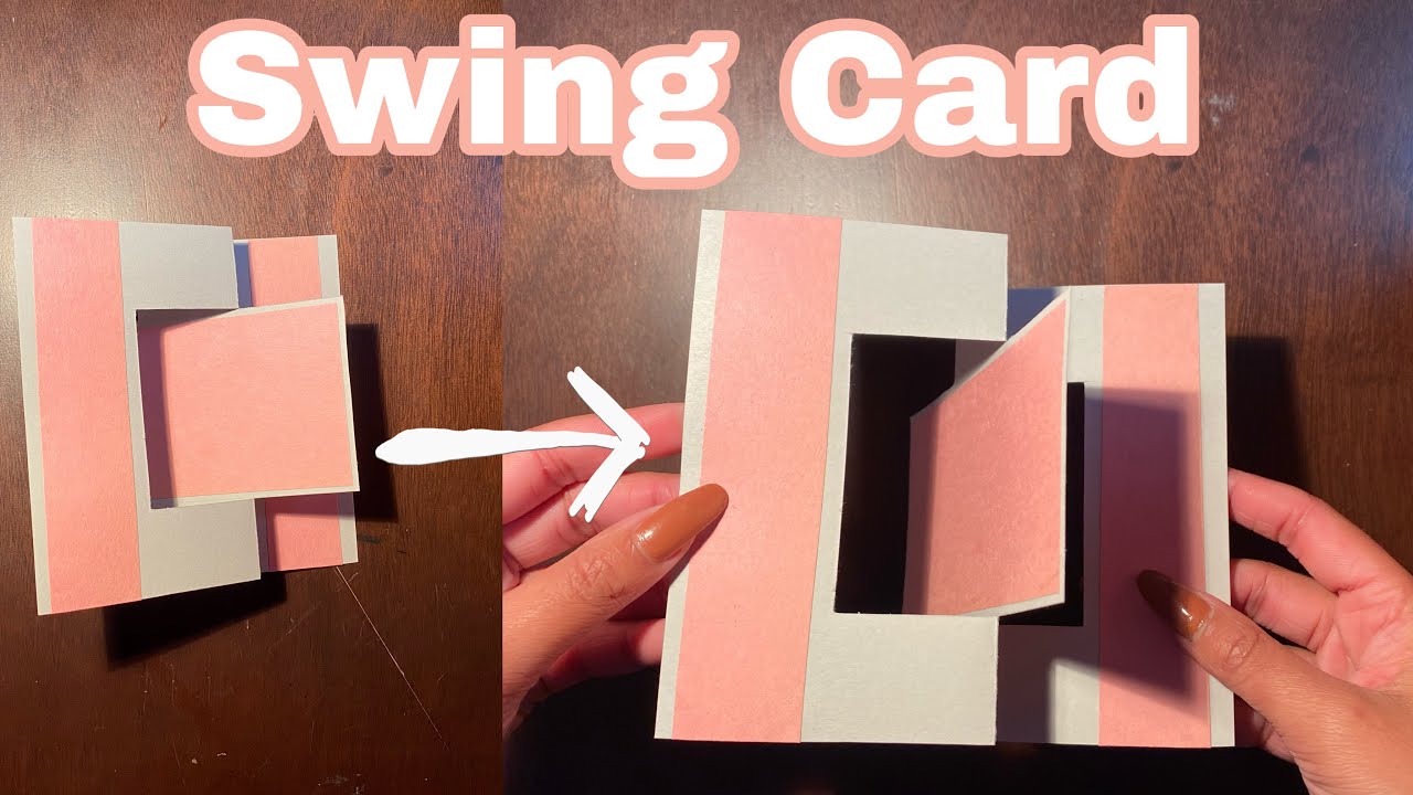 Swing Card Tutorial |Scrapbook/Explosion Box Interactive Card Ideas |Birthday,Valentine| CraftsByFiz