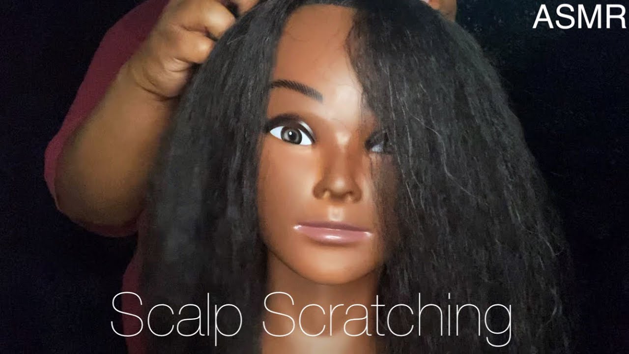 ASMR- Fast Scalp Scratching On Mannequin Doll Head (No Talking)