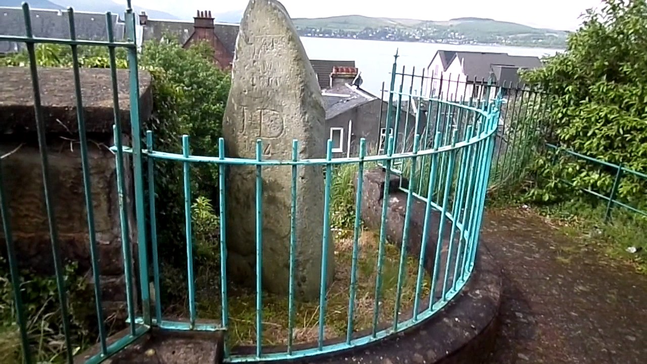 The Granny Kempock Stone, Gourock, Inverclyde