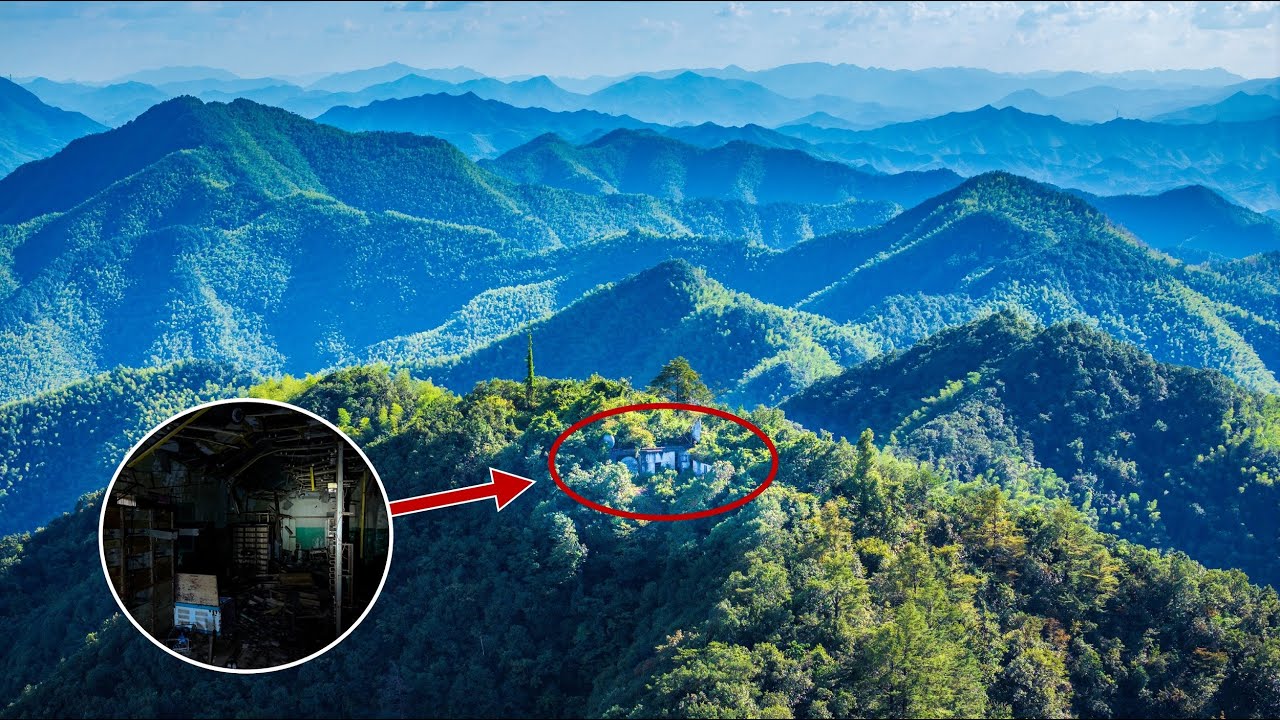 浙江大山之中发现神秘建筑，巨大的卫星锅，隐藏在山体里的防空洞，这里究竟是干什么的？Mysterious buildings in the mountains of China