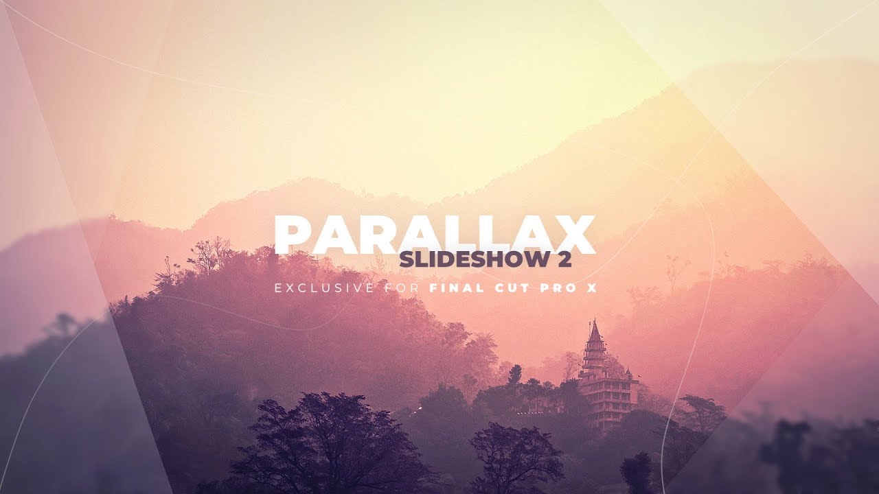 Parallax Slideshow 2 for Final Cut Pro X Trailer