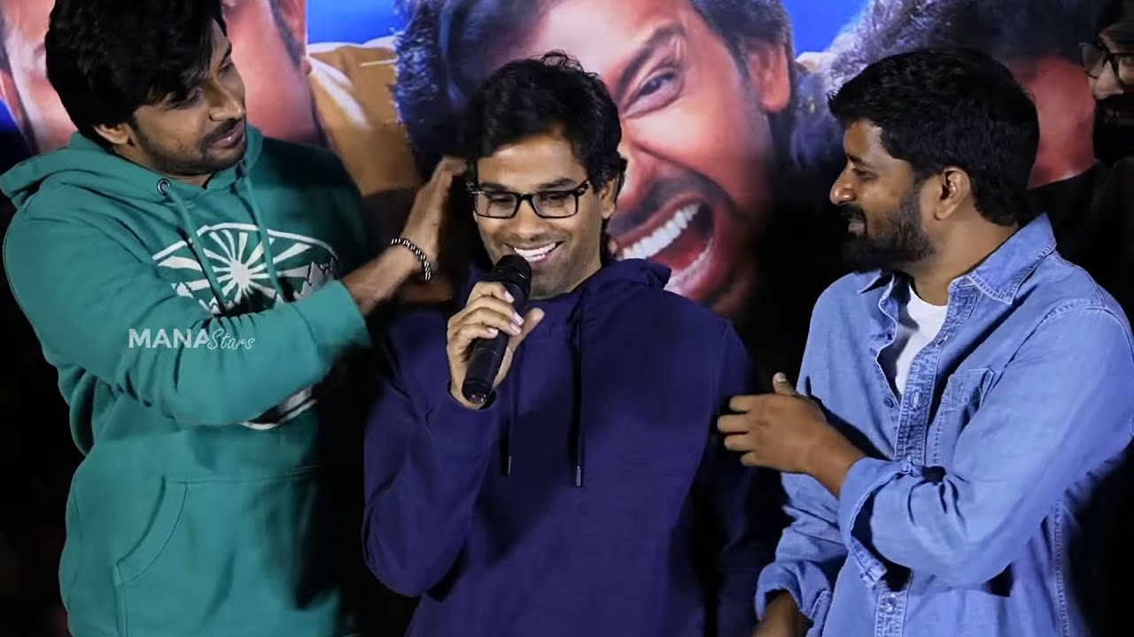 Director Anudeep KV Fun Speech @ Mithra Mandali Teaser Launch Event