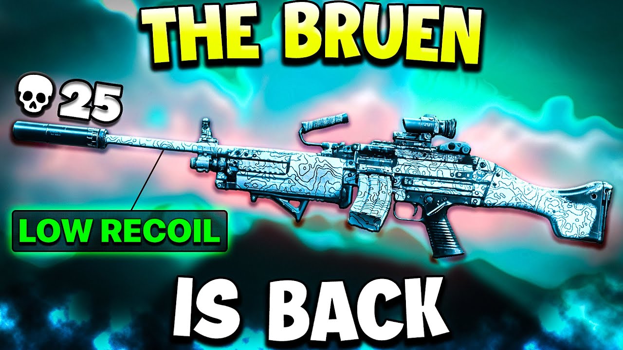 the *No Recoil* BRUEN is OVERPOWERED on Rebirth Island! *Best Bruen Mk9 Class* (Season 4 - Warzone)