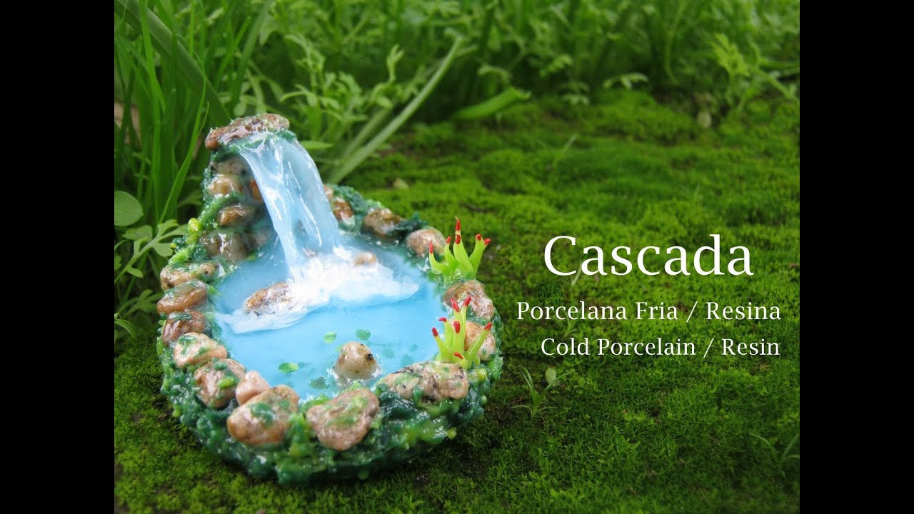 Cascada en Porcelana Fria / Resina - Cold Porcelain / Resin