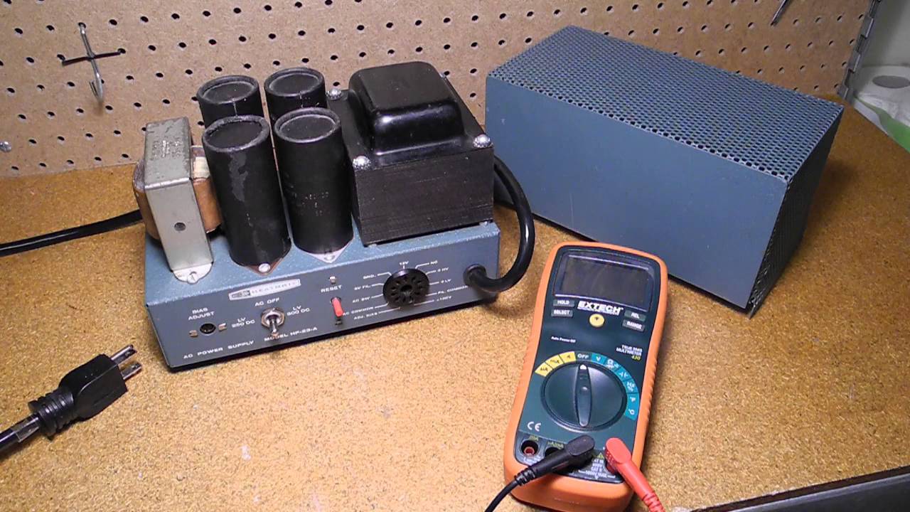 The Heathkit HP-23A AC Power Supply