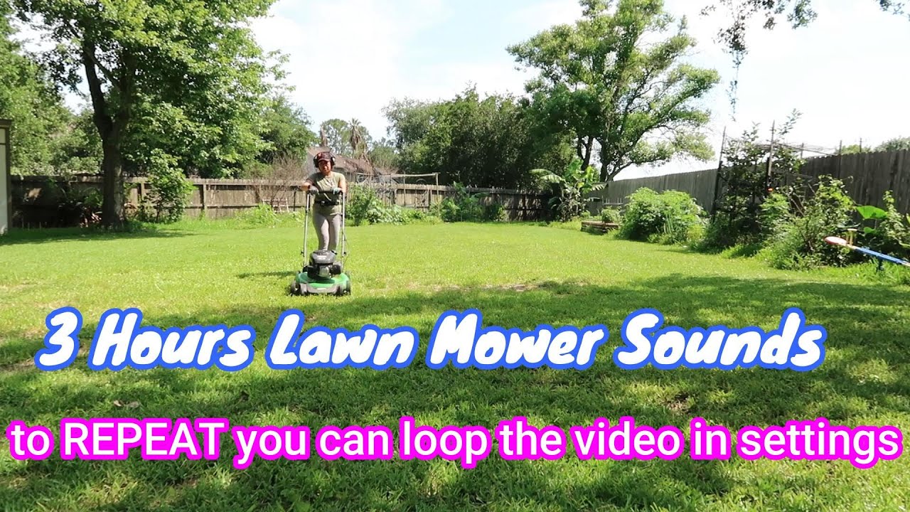3 Hrs LAWN MOWER SOUNDS ASMR For Sleeping, Study & Relax 👉Better Quality Sounds | Zen Relax ASMR