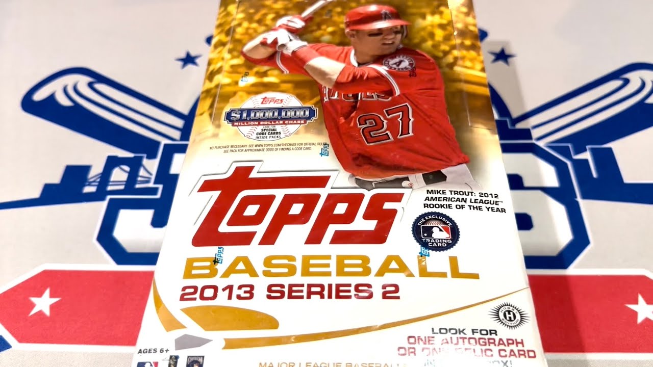 2013 TOPPS SERIES 2 BASEBALL CARDS!  (Throwback Thursday)