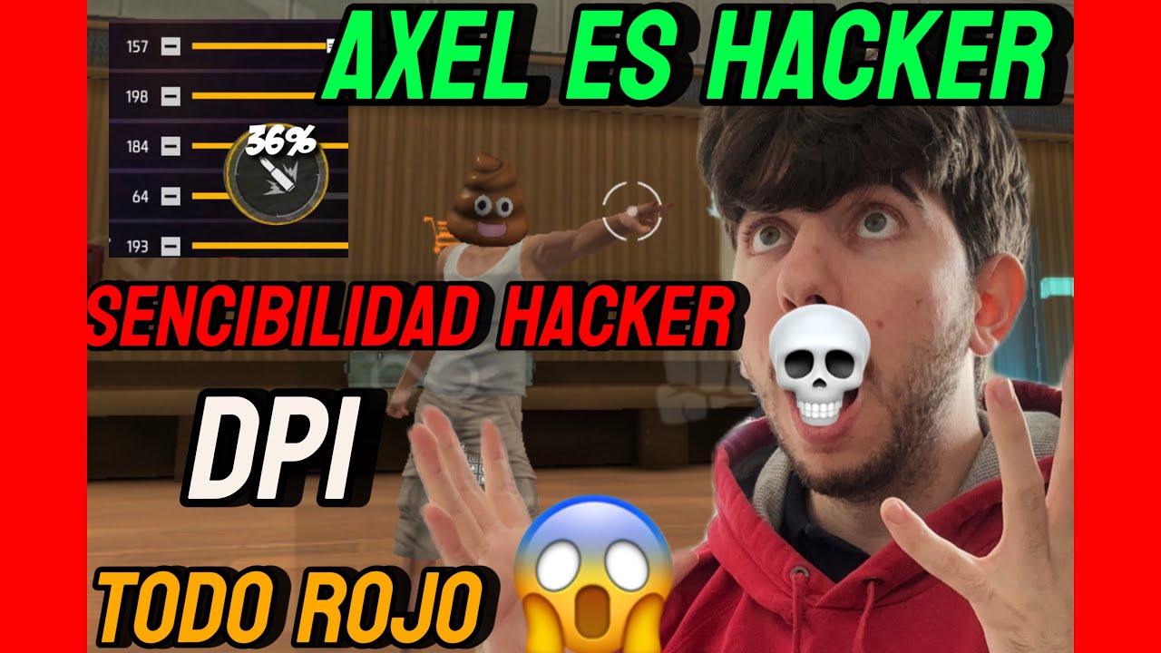 MOSTR&Eacute; MI HUD PARA PEGAR TODO ROJO + SENSIBILIDAD DE AXEL FF #freefire 