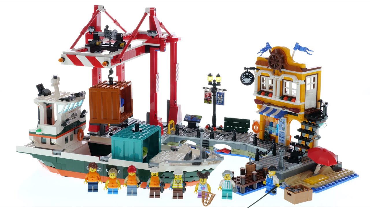 LEGO Hafen mit Frachtschiff – LEGO City 60422