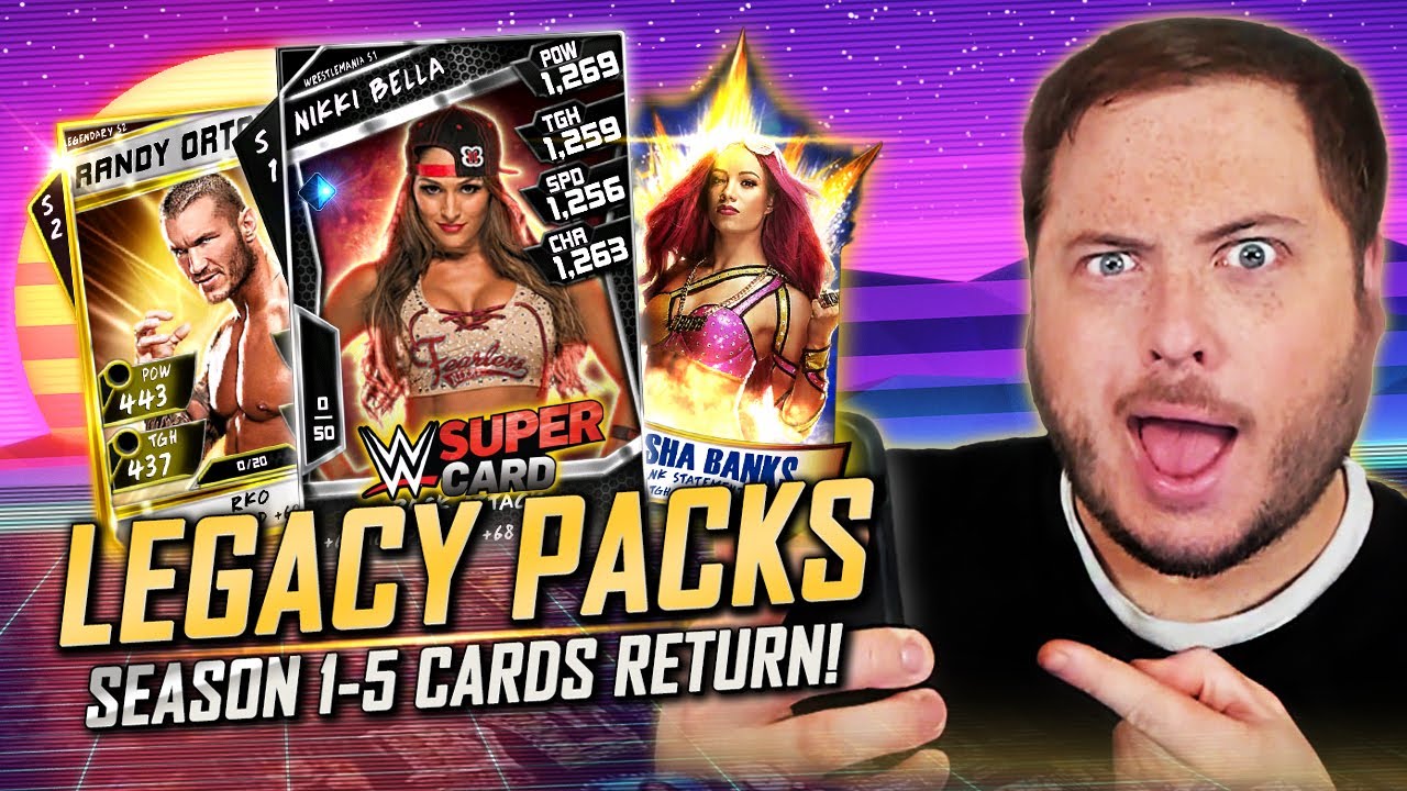 The ONLY Way to Get LEGACY Cards in WWE SuperCard is BACK..