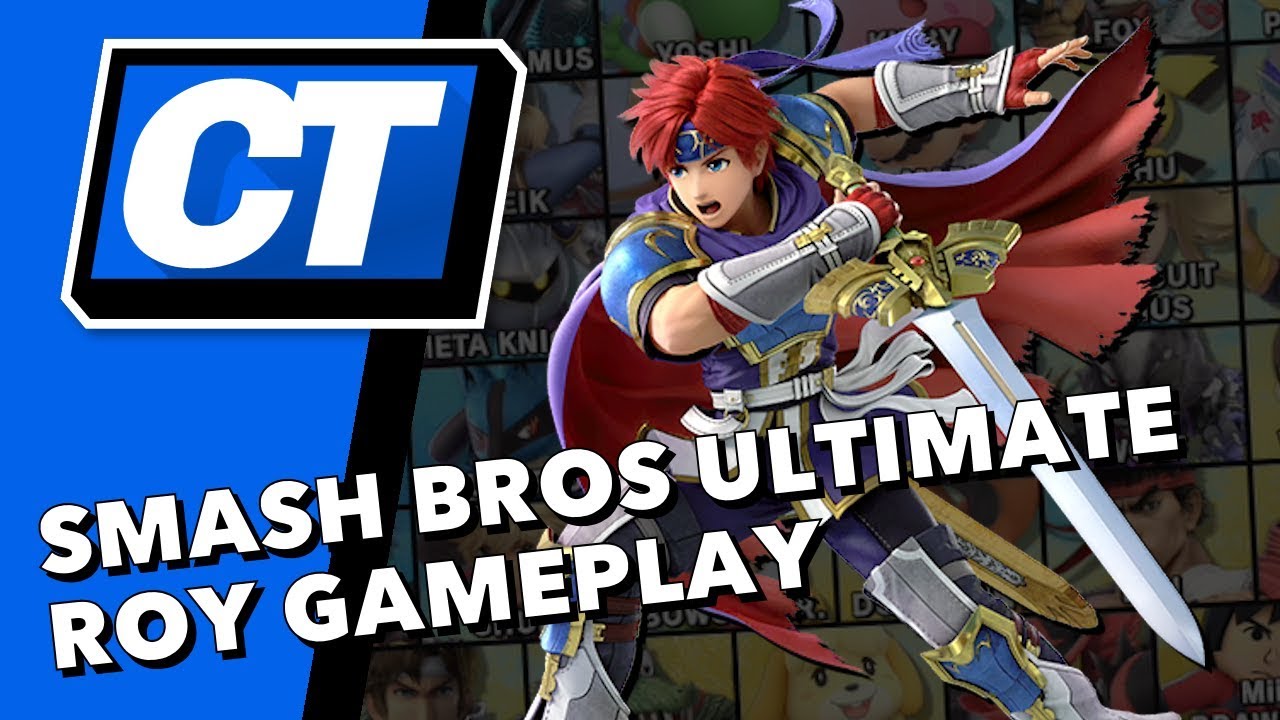 Roy Gameplay in Super Smash Bros. Ultimate