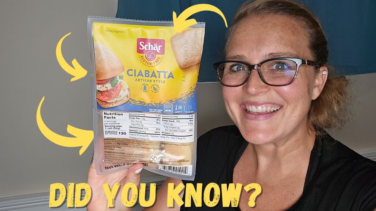 Tasty and Safe Schar Gluten Free Ciabatta Rolls!