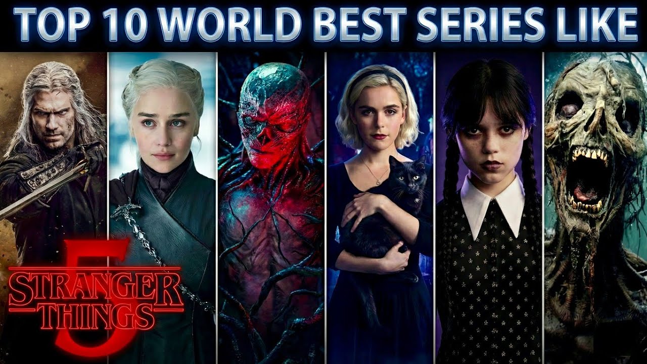 WORLD'S BEST SERIES LIKE STRANGER THINGS On Netflix 🔥
