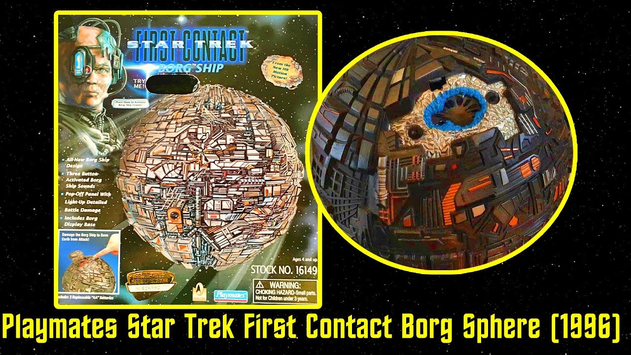 Playmates Electronic Star Trek First Contact Borg Sphere (1996)