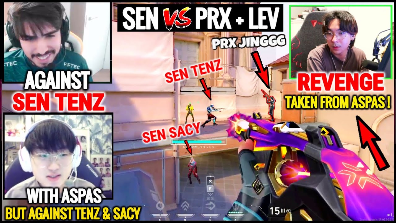 PRX Jinggg Invite LEV Aspas & Accidently Met SEN Tenz & SEN Sacy in Korean Ranked | Valorant