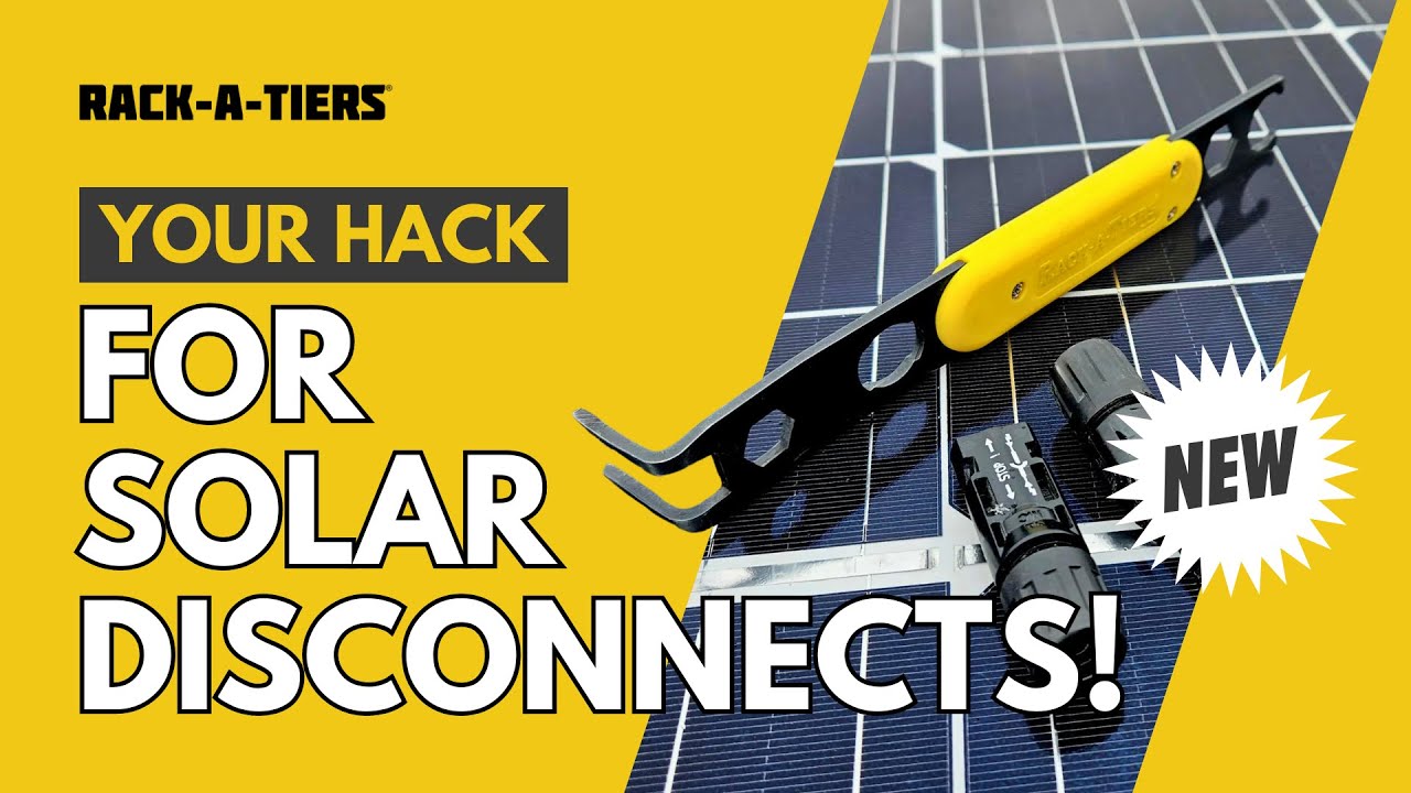 EASIEST WAY to Disconnect ALL Solar Connectors! (Solar Serpent)