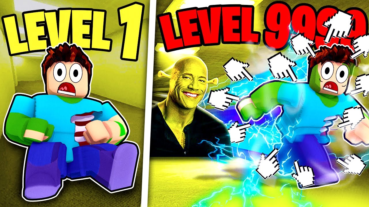 ROBLOX BACKROOMS RACE CLICKER! (world record)