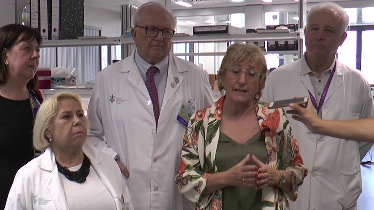 Ana Barceló visita las nuevas instalaciones del Hospital General de València