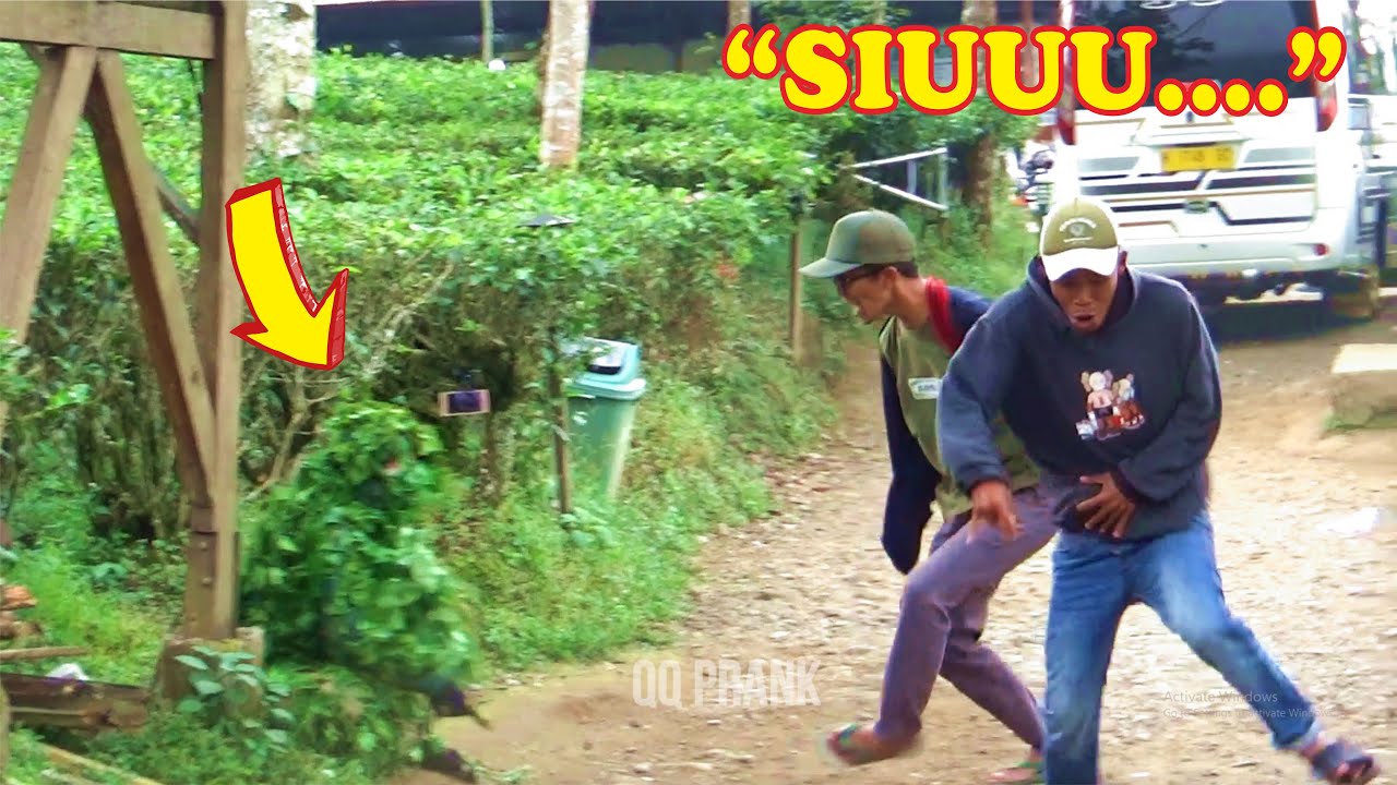Teriakannya Tiada Tanding || BushMan Prank