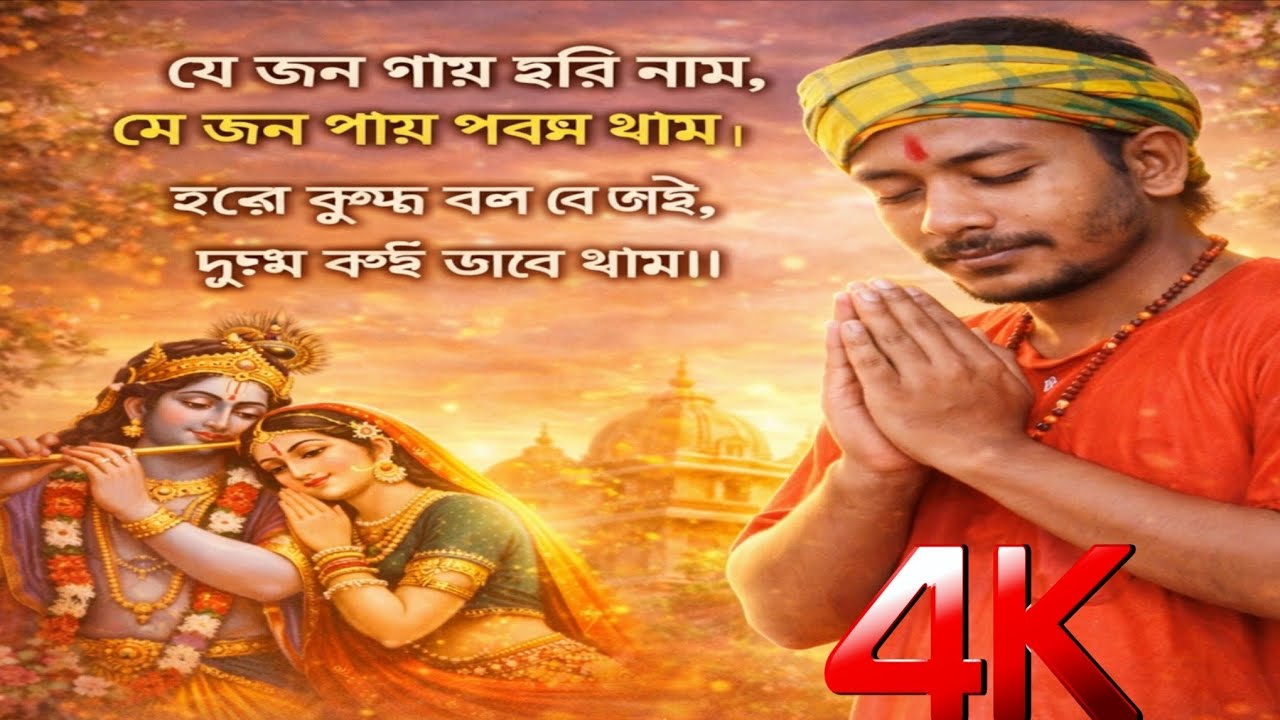 হরি নাম গাইলেই পরম ধাম 🙏 | Bangla Harinam Sankirtan | Gaur Nitai Bhajan