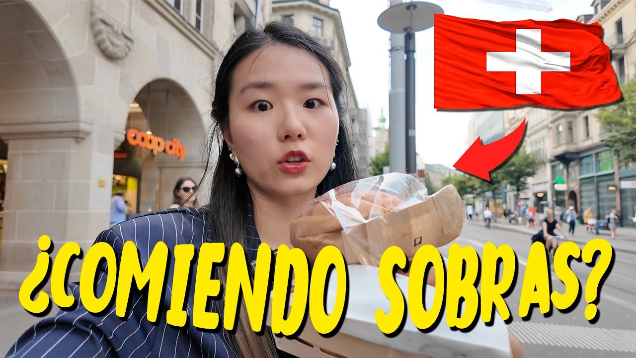 RESCATANDO COMIDA QUE VAN A TIRAR EN EL PAÍS MÁS CARO 🍔🍱🧁 | saving food from waste in Switzerland 🇨🇭