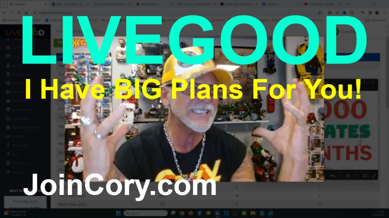 LIVEGOOD 2024: I Have BIG Plans For You In 2024, Welcome Aboard!